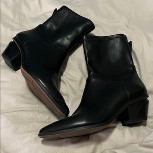 Franco Sarto Black Heeled Boots
